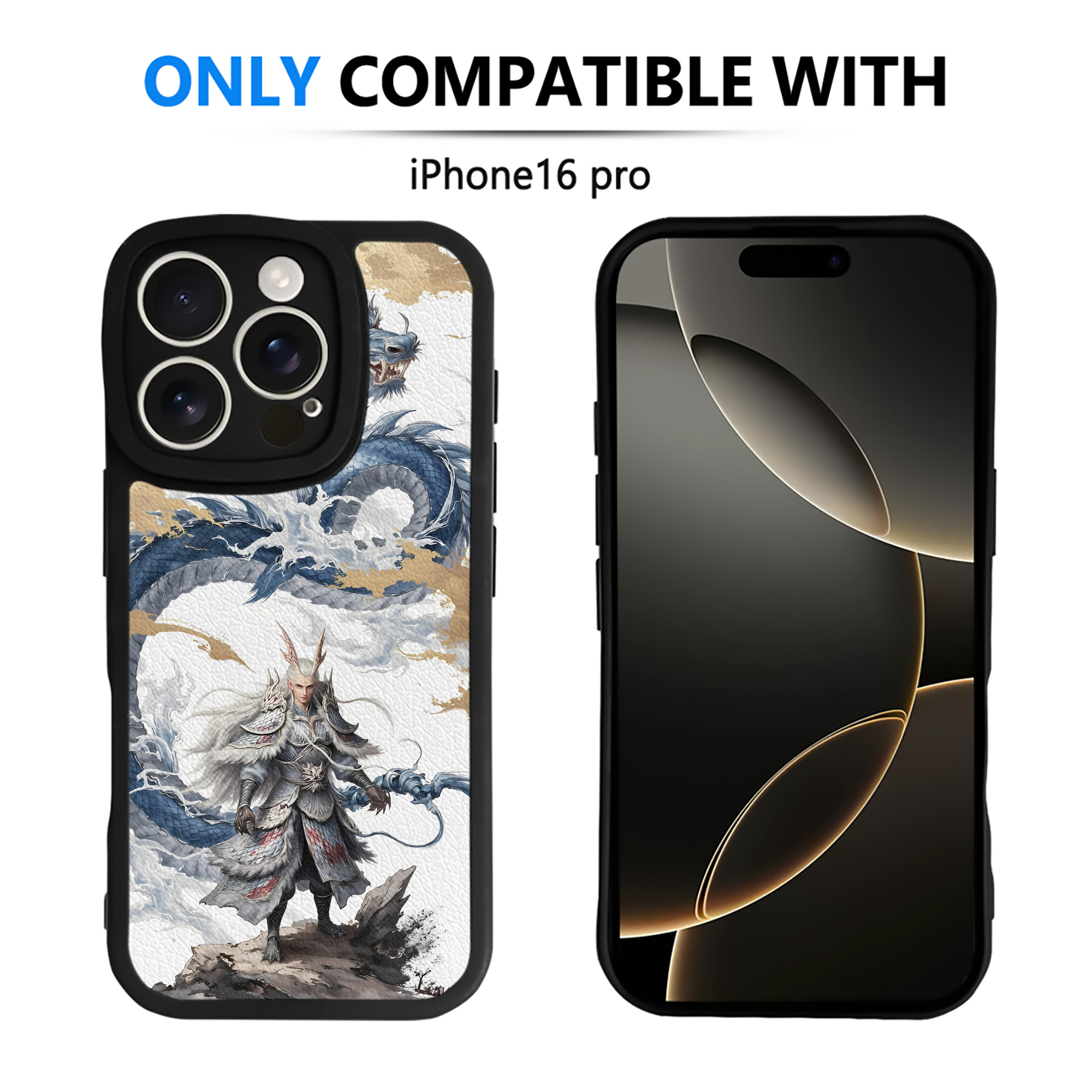 （画像用） Ne Zha 2 ナタ 魔童の大暴れ 【iPhone 16シリーズ対応】シリコンスマホケース（レザー調） 材質：シリコン